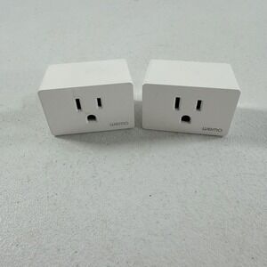Lot Of‎ 2 WeMo WiFi Smart Plug WSP080 For Apple HomeKit Alexa & Google Assistant